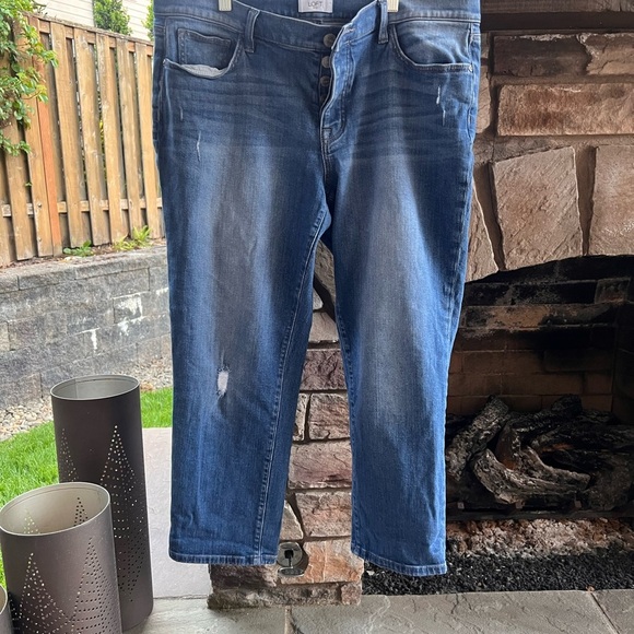 LOFT Denim - Women’s Loft Boyfriend Blue Jeans